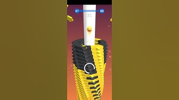 Stack Ball - #shorts Max level #47 Winning strategy Gameplay lvls // MrZorro3000