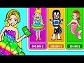 Paper Dolls Dress Up - Good Robot vs Bad Robot - Barbie Story & Crafts