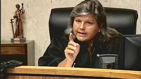 Scary Judge Mary on the Bench