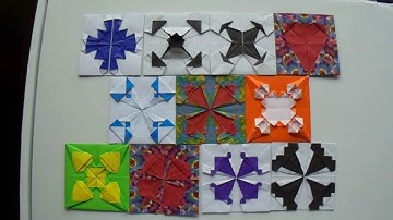 Some more Origami Windmill Base Variations I made for improvisation 2. Tell me what you think.