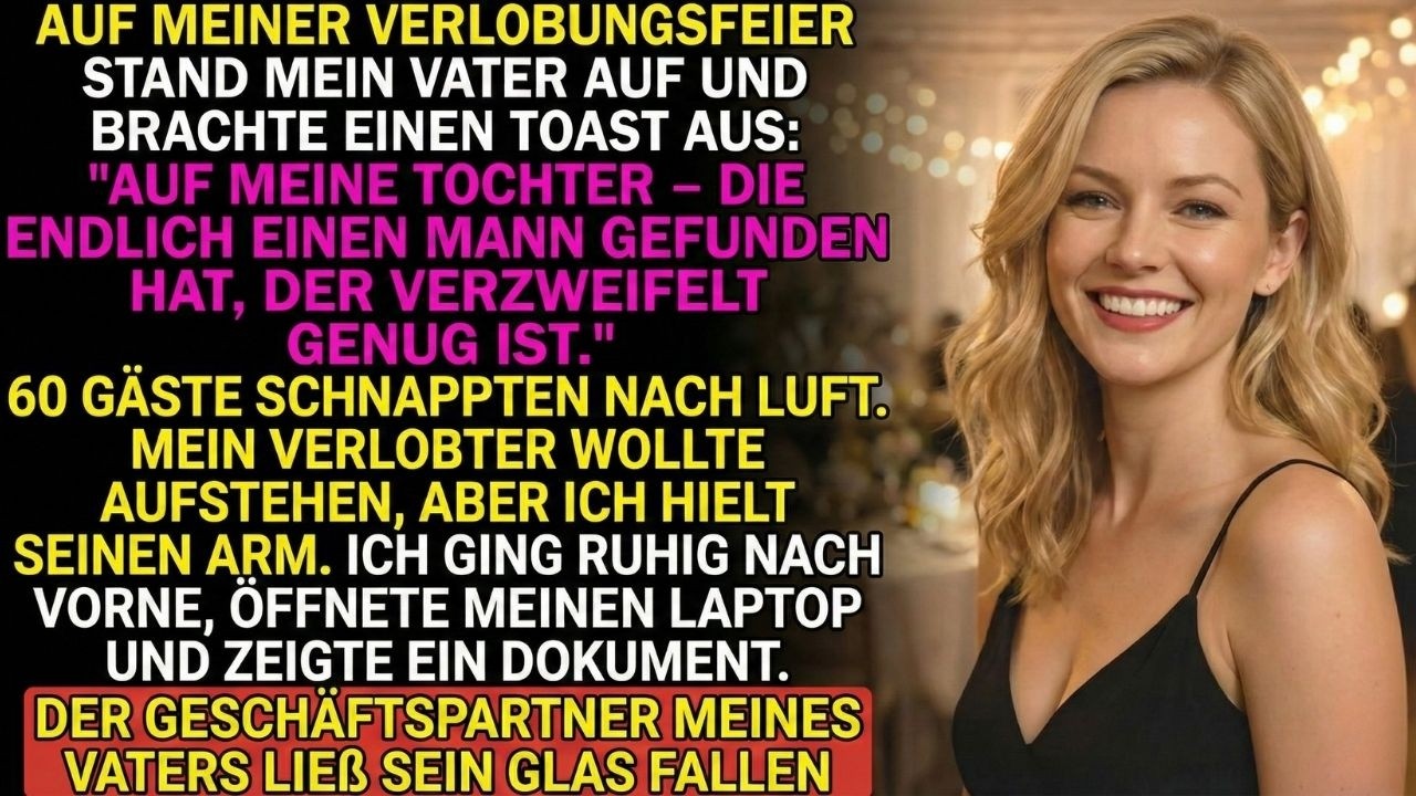 „Kein Mann würde sie wollen“, sagte mein Vater bei meiner Verlobung – bis ich die Wahrheit enthüllte