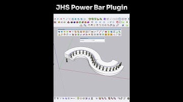 how to copy along path in sketchup free JHS Power Bar Plugin #InteriorDesign #plugin #exterior