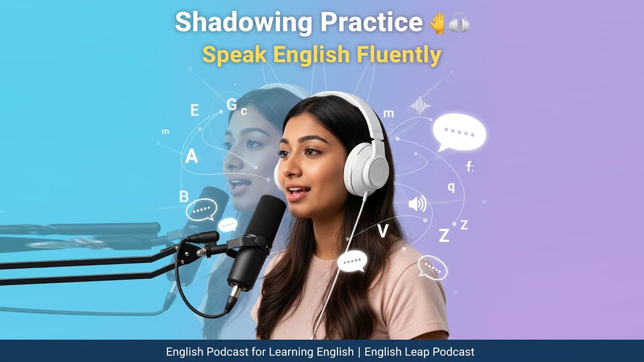 Shadowing English Speaking Practice | English Podcast for Learning ...