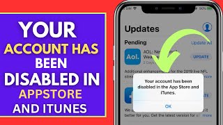 How To Fix Your Account Has Been Disabled In The Itunes And App Store 2024|Account Disabled In ITune