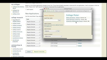 Hopkins High School: How to request a transcript from Naviance Family Connection
