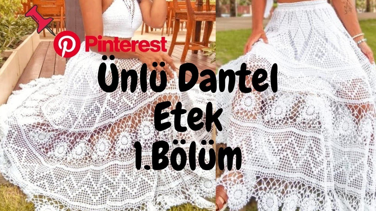 Tığ İşi Dantel Etek