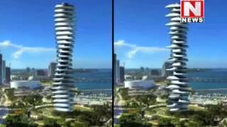 Rotating tower in Dubai