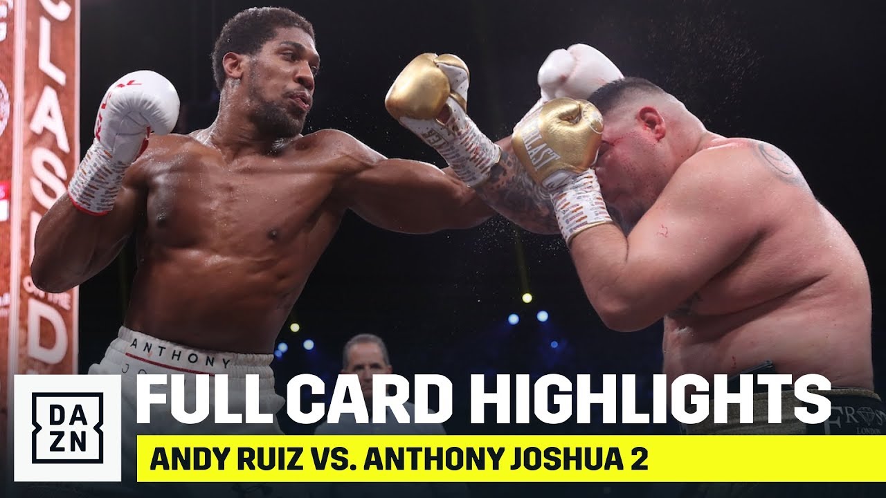 Men Praktisk pasta FULL CARD HIGHLIGHTS | Ruiz vs. Joshua 2 - YouTube