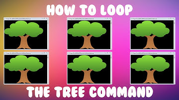 How To Loop The Tree Command In Command Prompt | SUPER EASY | NO DOWNLOAD | Windows 10