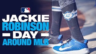 Mlb honors jackie robinson on day