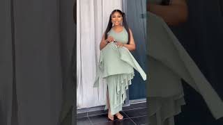 Effortlessly Slay This Two Pices Dress Gown Price 75k Dm 09135582694 shorts short