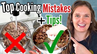 Top 15 COOKING MISTAKES Most Home-Cooks Make