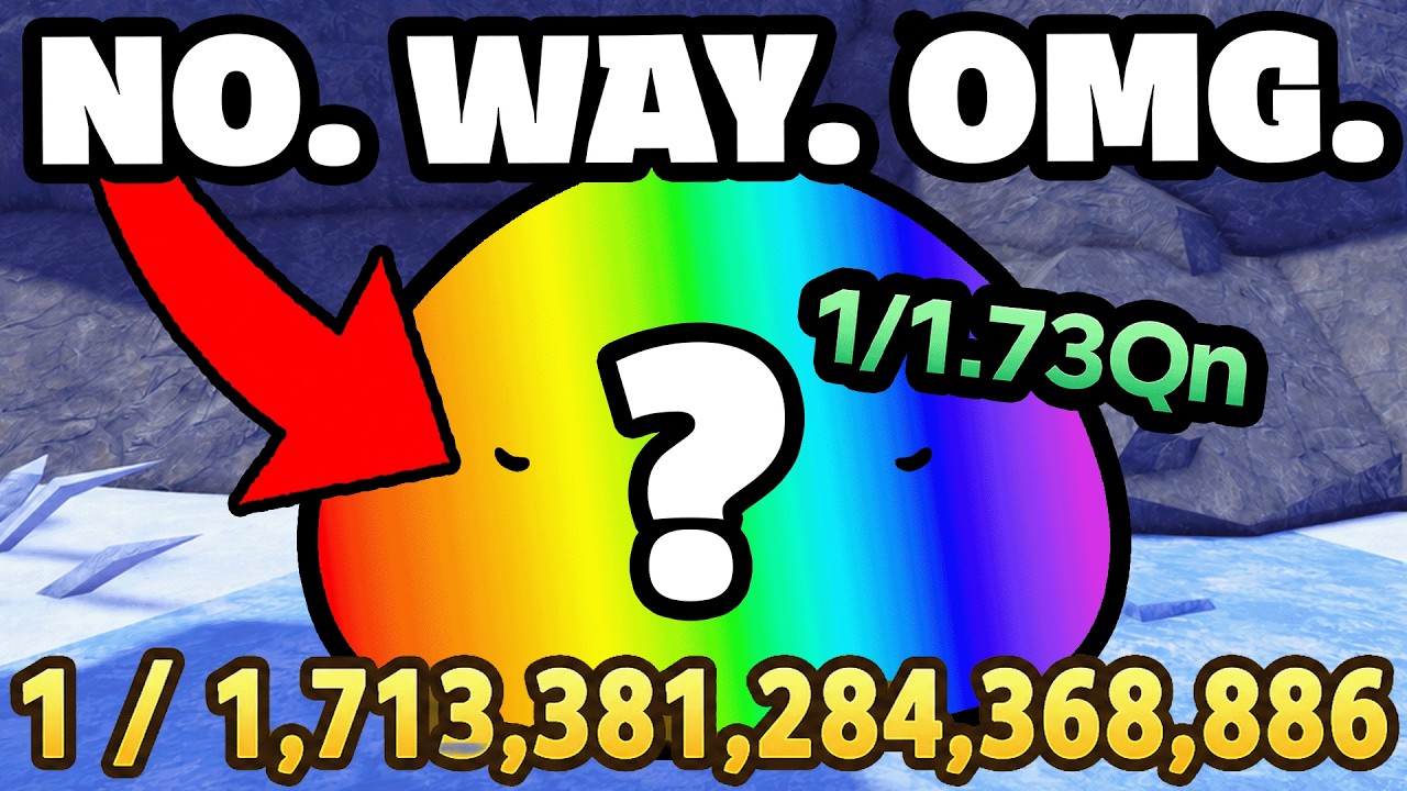 I GOT my FIRST 1 in a *QUINTILLION* SLIME in SLIME RNG....