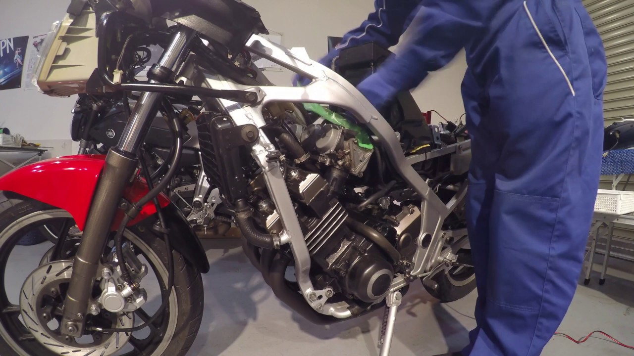 Yamaha FZ250 PHAZER restoration [phase-23] engine trouble - YouTube