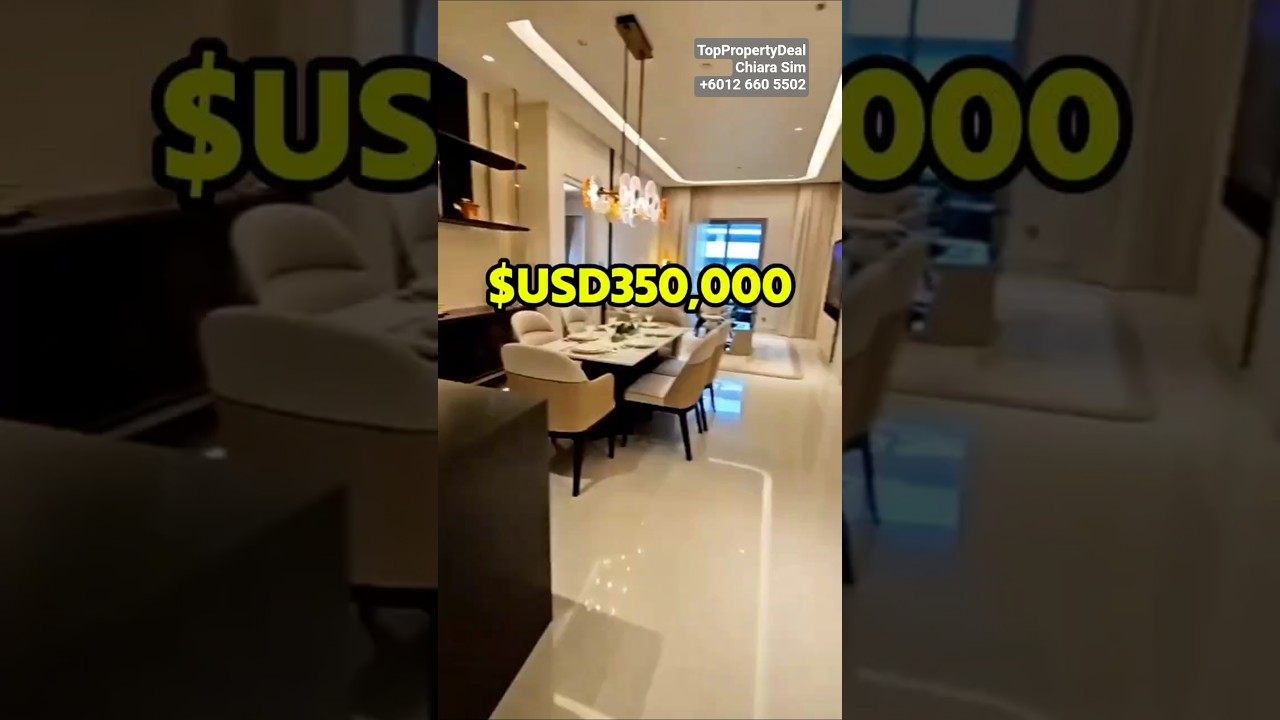 $350k USD. Will u buy👜 Hermès Birkins?🏎️ Ferrari?🏙️Or a Pavilion Square Kuala lumpur? 