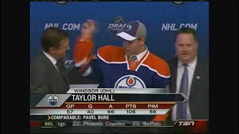 NHL Draft 2010: Taylor Hall 1st Round, 1st Overall