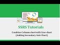 SSRS Tutorials - 8.Combine Column Chart with Line Chart (Adding Secondary Axis Chart)