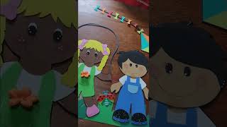 Painel para decorar sala de aula em eva #educaçãoinfantil #arteemeva #voltaasaulas