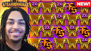 Buying EVERY SUPER BONUS On NEW STEAMRUNNERS SLOT!
