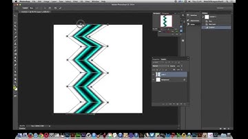Photoshop Zigzag Creation Using Gradients | Warping Tutorial