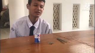 Ujian Praktikum IPA ( MEMBUAT MAGNET DENGAN CARA DIALIRI ARUS LISTRIK/ELEKTROMAGNETIK)