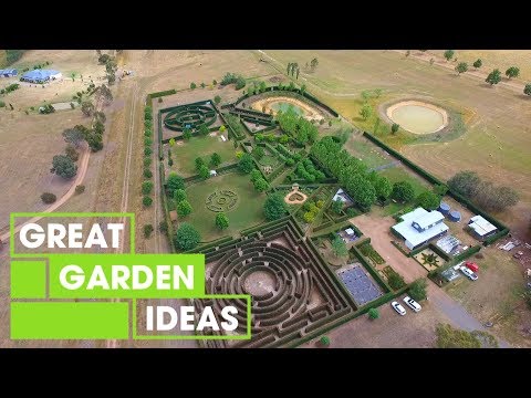Video: Dārza labirinta un labirinta idejas: piemājas labirinta dārza izveide
