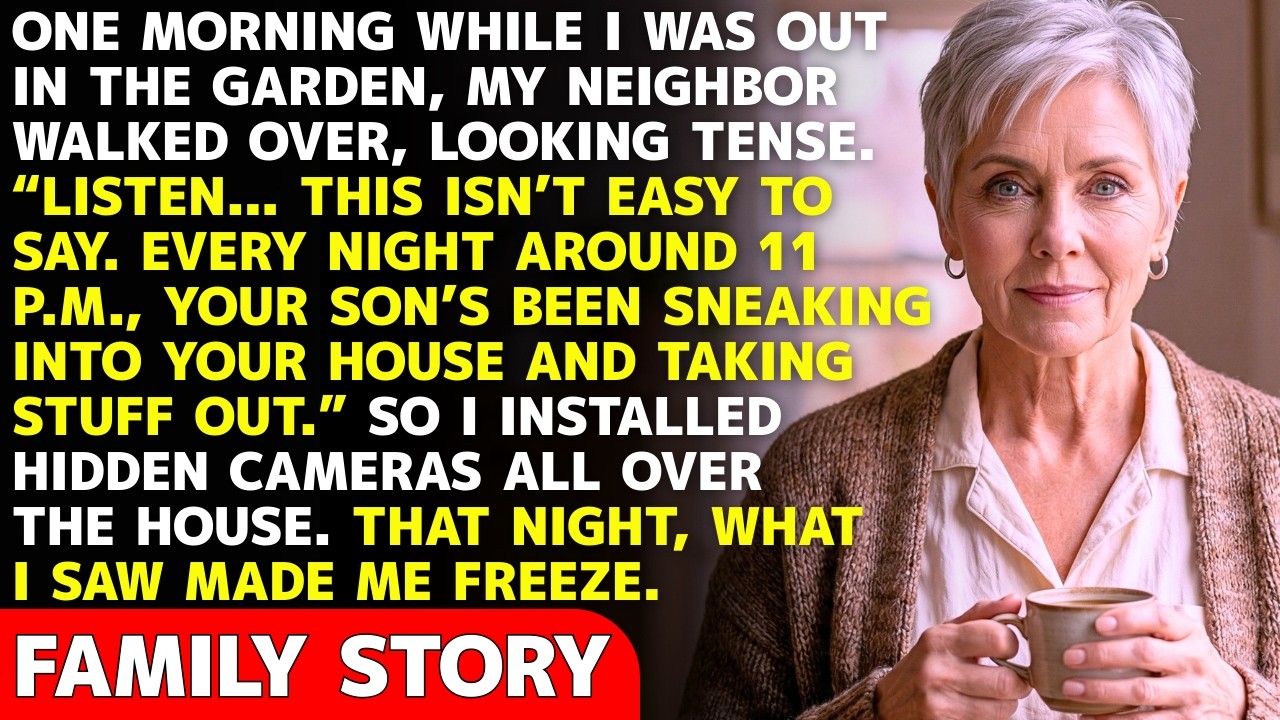 My Neighbor Warned Me: “Your Son’s Sneaking Into Your House Every Night” — So I Set Up Cameras