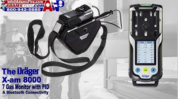 Draeger X-am 8000 with PID VOC Bluetooth CSE Connect 8325800 6813475 6813500 X zone Xz