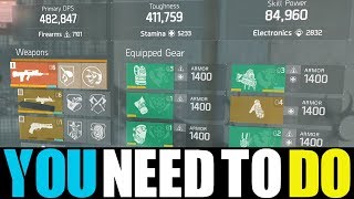 THE DIVISION - 1 THING EVERYONE NEEDS TO DO BEFORE PATCH 1.8! (THE DIVISION TIPS & TRICKS)