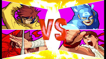 Marvel vs Capcom 1 ( Arcade ) - Strider Hiryu / Gambit Playthrough ( Feb 15, 2020 )