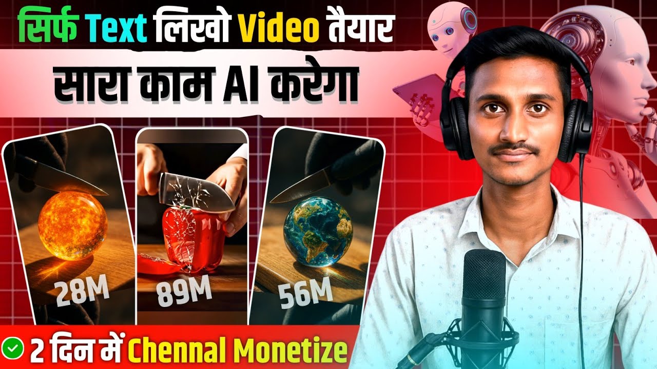 AI Se Planet Video Kaise Banaye | AI Video Kaise Banaye | Text to Video AI Free | AI Glass Cutting