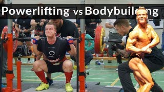 Powerlifting vs Bodybuilding