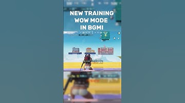NEW WOW MODE FOR TRAINING #bgmi #shorts #viral #wowmode #training