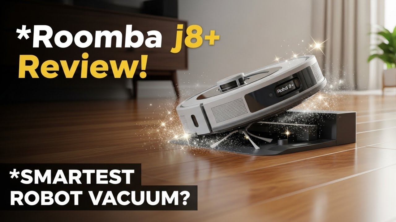 iRobot Roomba j8+ Review 2025 – Smartest Robot Vacuum? Pros, Cons
