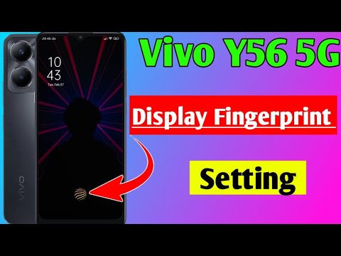 Y56 Lock Vivo y56 5g display fingerprint lock setting | Vivo y56 5g me ...