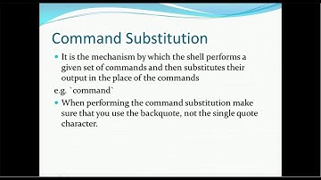 29. Unix Tutorial - Special Character Handling