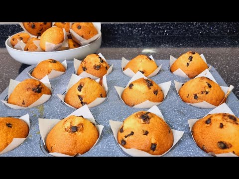 En Lezzetli Mini Keksler / Yupyumşaq Şokoladlı Muffin resepti