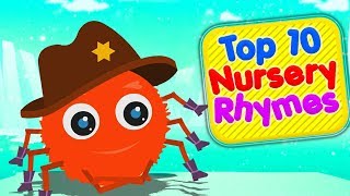 10 mejores rimas infantiles | canción para niños | Top 10 Nursery Rhymes | Cartoon Town Español