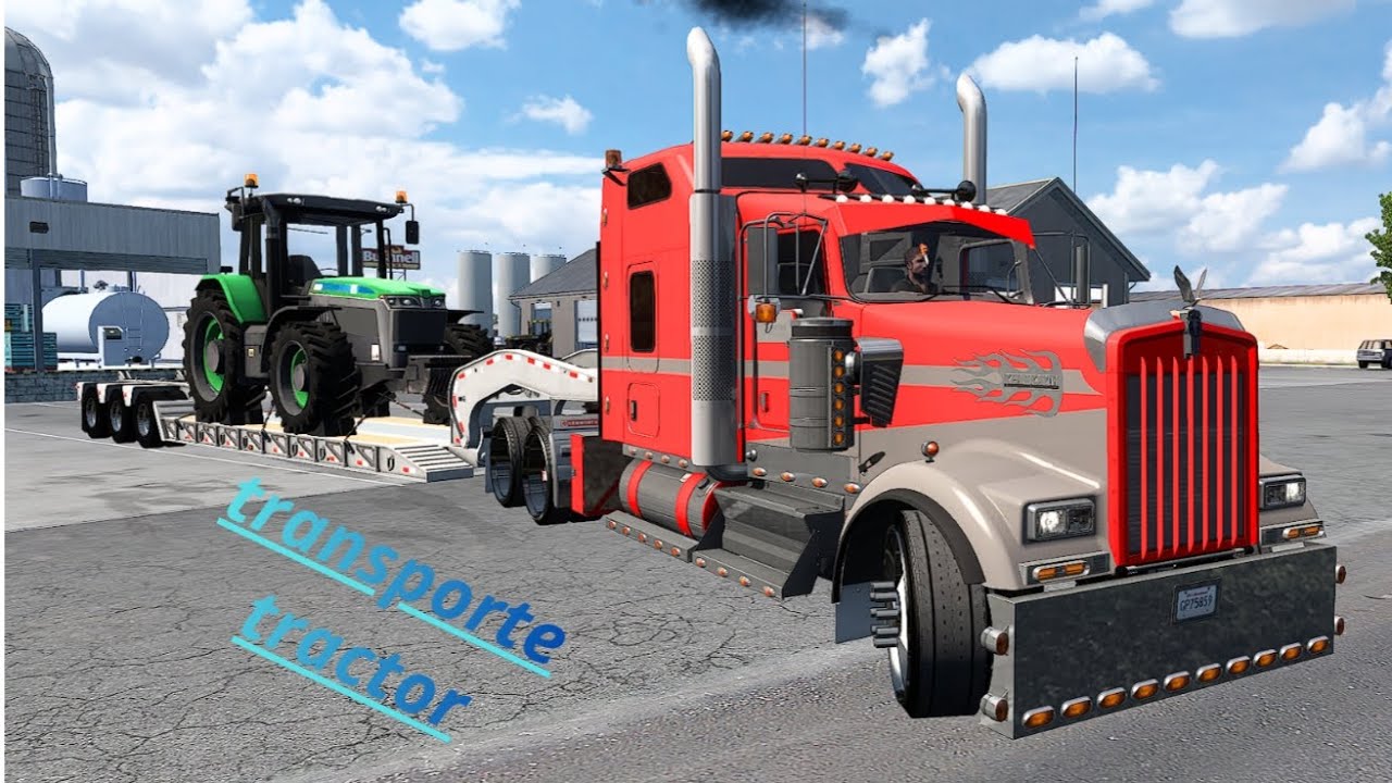Transportando tractor🚜