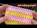 Beautiful pink & yellow knitting pattern 💞 apply in ledies sweater, shawl, baby sweater #diy