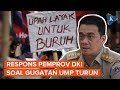 Wagub DKI Riza Patria Belum Bisa Memutuskan Terkait UMP Jakarta yang Diminta Turun