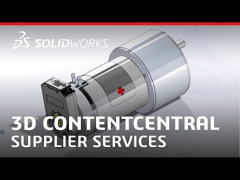 3D ContentCentral Supplier Services - SOLIDWORKS