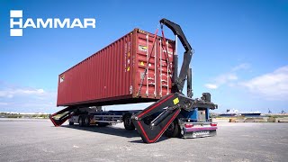 Discover Hammar selfloading trailers  36 tonnes in 3,5 minutes