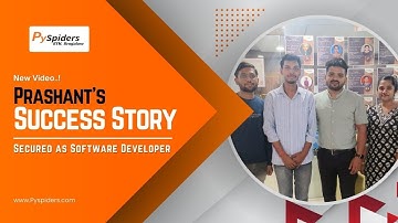 Prashant Kumar Success Story | From Haldia to Software Developer | PySpiders BTM Placement