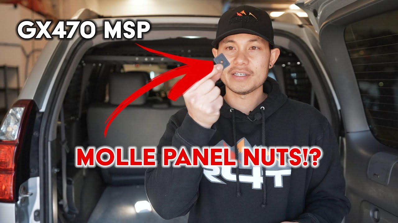 Lexus GX470 Modular Storage Panels & Our NEW Molle Panel Nuts! YouTube