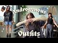 Androgynous styles I'm wearing ⋆˚࿔ spring style, cozy, academia