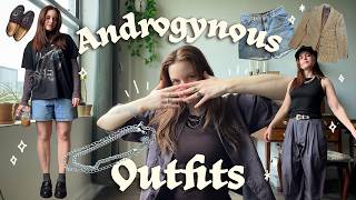 Androgynous styles I'm wearing ⋆˚࿔ spring style, cozy, academia