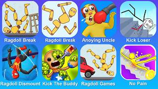Minecraft,Ragdoll Dummy,Ragdoll Break,Kick the Buddy,Annoying Uncle Punch,Kick Loser,Smash Puppet