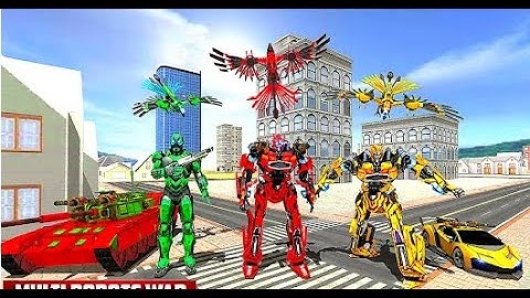 Tank Robot Transform War Part-2 | Rescue City Transform War Android GamePlay | By Game Crazy