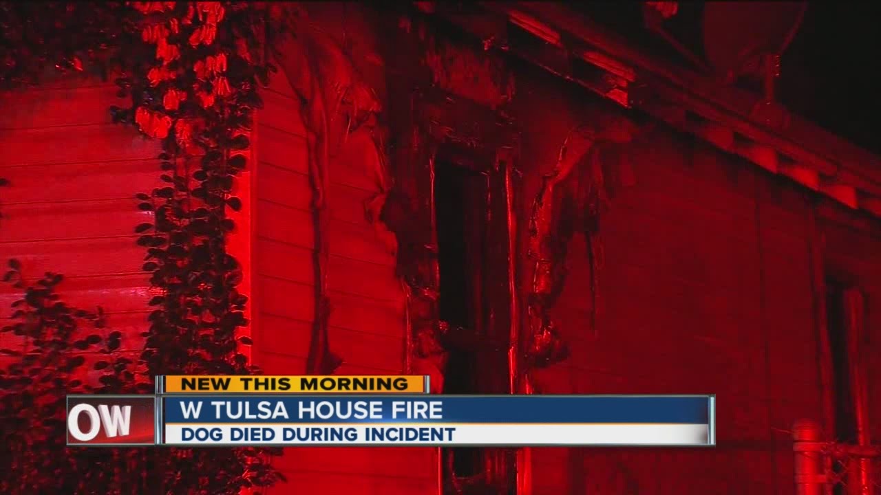 Dog dies during Tulsa house fire - YouTube